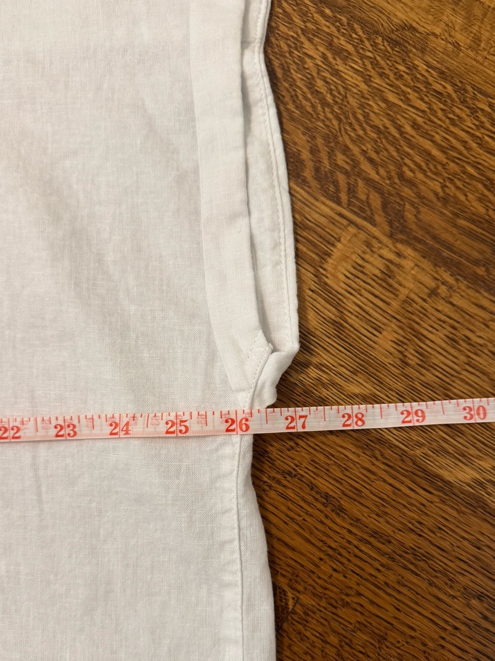 Orvis Lightweight Button-Up Boxy Shirt in White Linen Rayon Blend Size 2XL EUC - Picture 7 of 9